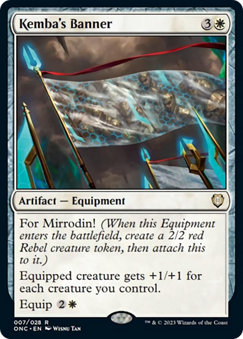 Kemba's Banner (Extended Art) [Phyrexia: All Will Be One Commander]
