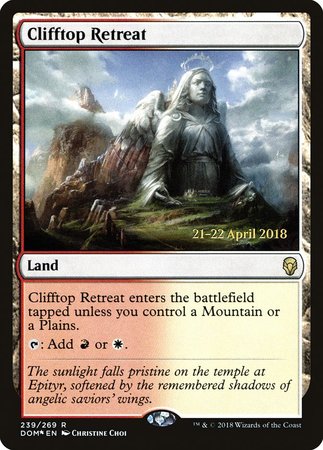 Clifftop Retreat [Dominaria Promos]