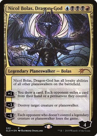 Nicol Bolas, Dragon-God (Stained Glass) [Secret Lair Drop Promos]