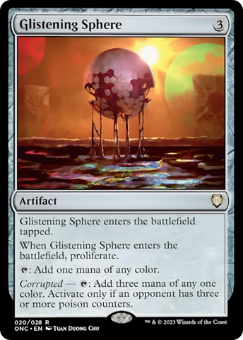 Glistening Sphere [Phyrexia: All Will Be One Commander]