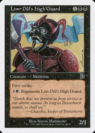 Lim-Dul's High Guard (Red Armor) [Deckmasters]