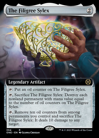 The Filigree Sylex (Extended Art) [Phyrexia: All Will Be One]