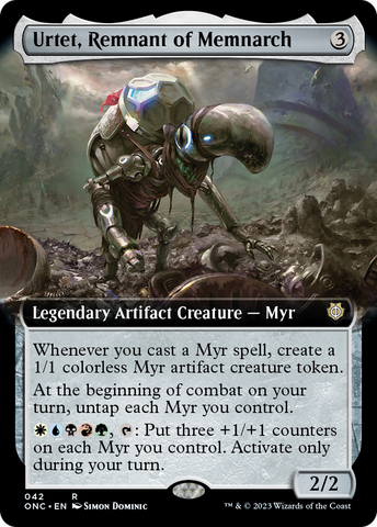 Urtet, Remnant of Memnarch (Extended Art) [Phyrexia: All Will Be One Commander]