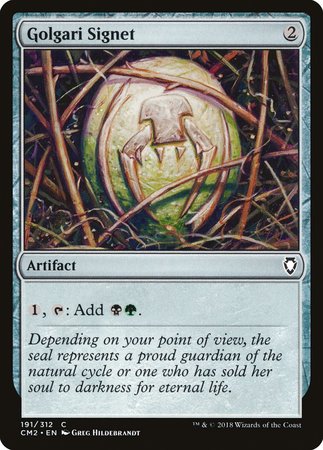 Golgari Signet (191) [Commander Anthology Volume II]