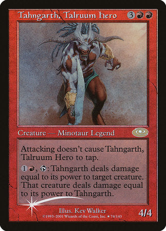 Tahngarth, Talruum Hero (Alt. Art Foil) [Planeshift]