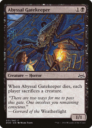 Abyssal Gatekeeper [Duel Decks Anthology: Divine vs. Demonic]