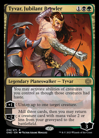 Tyvar, Jubilant Brawler [Phyrexia: All Will Be One]