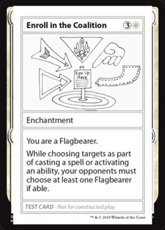 Enroll in the Coalition [Mystery Booster Playtest Cards]