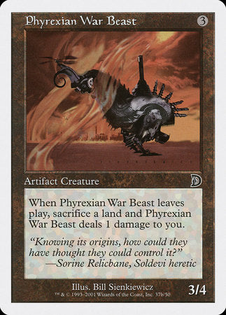 Phyrexian War Beast (b) [Deckmasters]