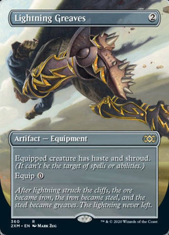 Lightning Greaves (Borderless) [Double Masters]