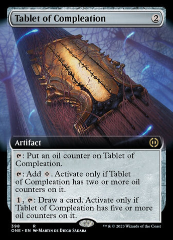 Tablet of Compleation (Extended Art) [Phyrexia: All Will Be One]