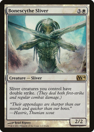 Bonescythe Sliver [Duels of the Planeswalkers Promos 2013]