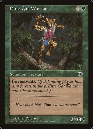 Elite Cat Warrior (Flavor Text) [Portal]