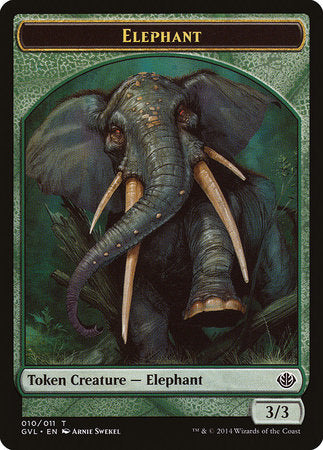 Elephant Token [Duel Decks Anthology: Garruk vs. Liliana Tokens]