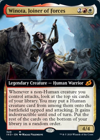 Winota, Joiner of Forces (Extended Art) [Ikoria: Lair of Behemoths]