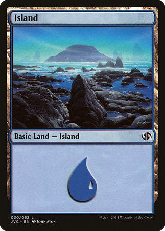 Island (30) (Jace vs. Chandra) [Duel Decks Anthology: Jace vs. Chandra]