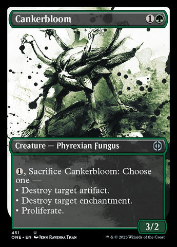 Cankerbloom (Showcase Ichor Step-and-Compleat Foil) [Phyrexia: All Will Be One]
