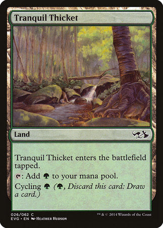 Tranquil Thicket [Duel Decks Anthology: Elves vs. Goblins]