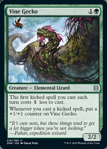 Vine Gecko [Zendikar Rising]