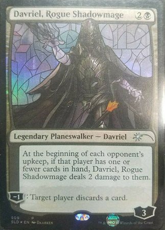 Davriel, Rogue Shadowmage (Stained Glass) [Secret Lair Drop Promos]
