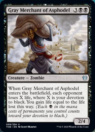 Gray Merchant of Asphodel [Theros Beyond Death]