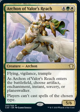 Archon of Valor's Reach [Commander 2020]