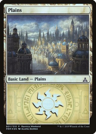 Plains - Azorius (B01) [RNA Ravnica Weekend]