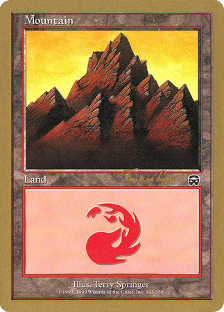 Mountain (343) - 2001 Jan Tomcani (MMQ) [World Championship Decks 2001]