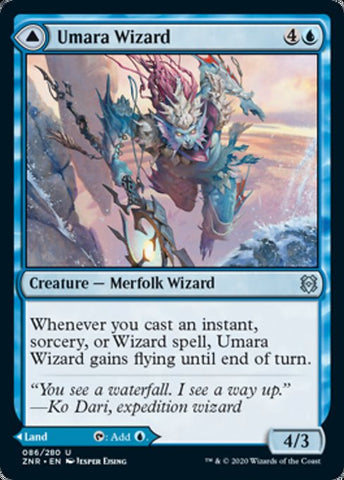 Umara Wizard // Umara Skyfalls [Zendikar Rising]