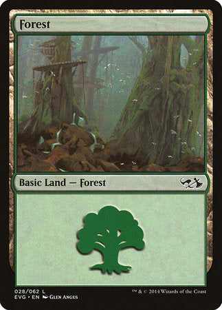 Forest (28) (Elves vs Goblins) [Duel Decks Anthology: Elves vs. Goblins]