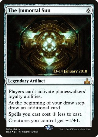 The Immortal Sun [Rivals of Ixalan Promos]