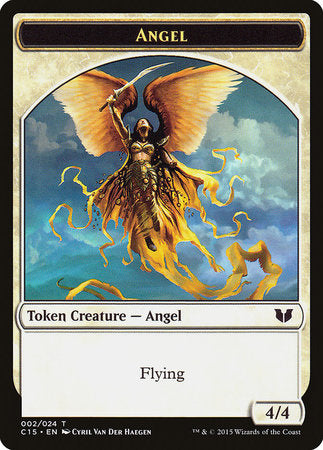 Angel // Knight (Vigilance) Double-Sided Token [Commander 2015 Tokens]