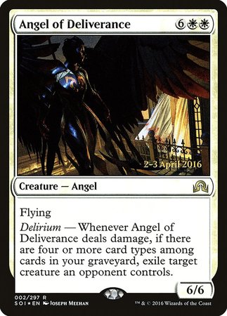 Angel of Deliverance [Shadows over Innistrad Promos]