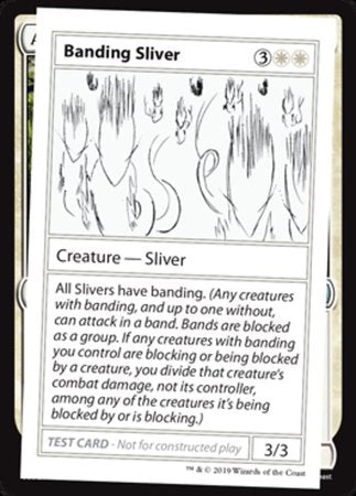 Banding Sliver [Mystery Booster Playtest Cards]