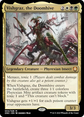 Vishgraz, the Doomhive (Extended Art) [Phyrexia: All Will Be One Commander]