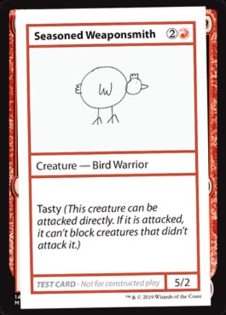 Seasoned Weaponsmith [Mystery Booster Playtest Cards]