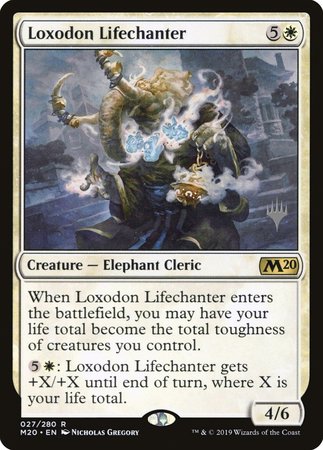 Loxodon Lifechanter [Core Set 2020 Promos]