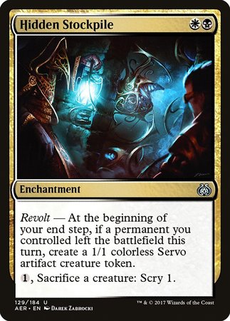 Hidden Stockpile [Aether Revolt]