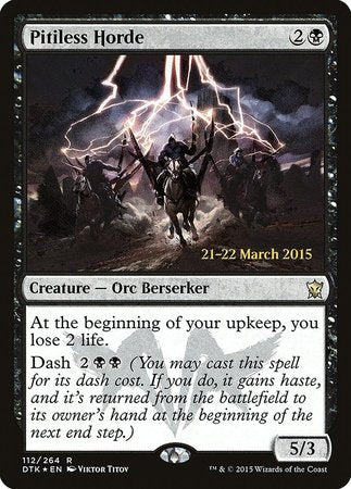 Pitiless Horde [Dragons of Tarkir Promos]