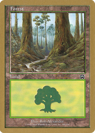 Forest (349) - 2001 Jan Tomcani (MMQ) [World Championship Decks 2001]