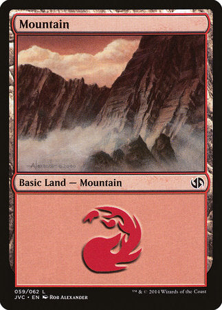 Mountain (59) (Jace vs Chandra) [Duel Decks Anthology: Jace vs. Chandra]