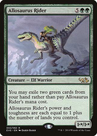 Allosaurus Rider [Duel Decks Anthology: Elves vs. Goblins]
