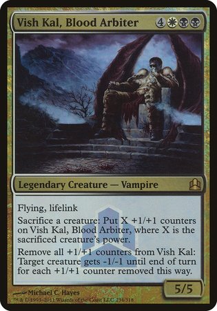 Vish Kal, Blood Arbiter (Commander Launch Promo) [Commander 2011 Launch Party]