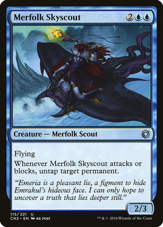 Merfolk Skyscout [Conspiracy: Take the Crown]