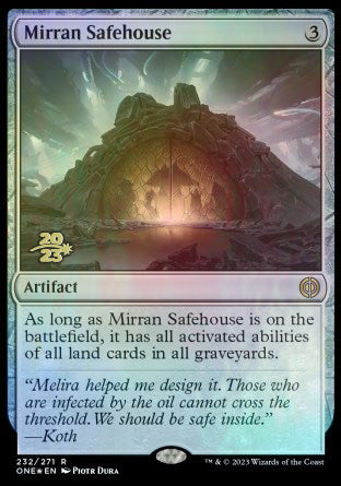 Mirran Safehouse [Phyrexia: All Will Be One Prerelease Promos]