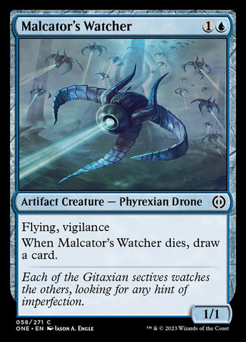 Malcator's Watcher [Phyrexia: All Will Be One]