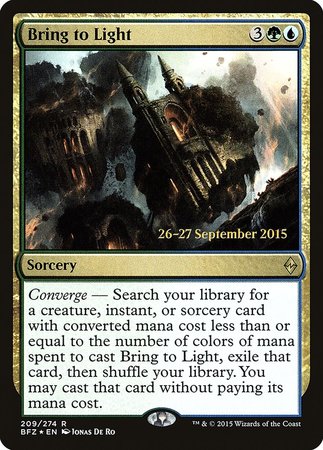 Bring to Light [Battle for Zendikar Promos]