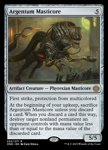 Argentum Masticore [Phyrexia: All Will Be One]