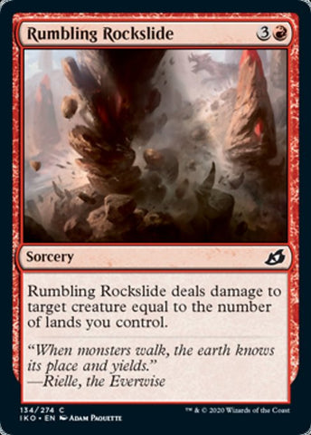 Rumbling Rockslide [Ikoria: Lair of Behemoths]