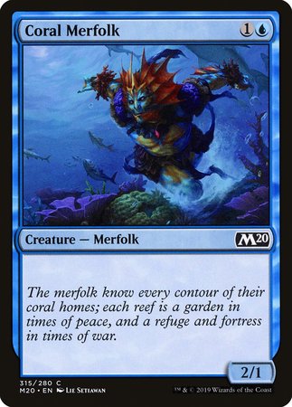 Coral Merfolk [Core Set 2020]